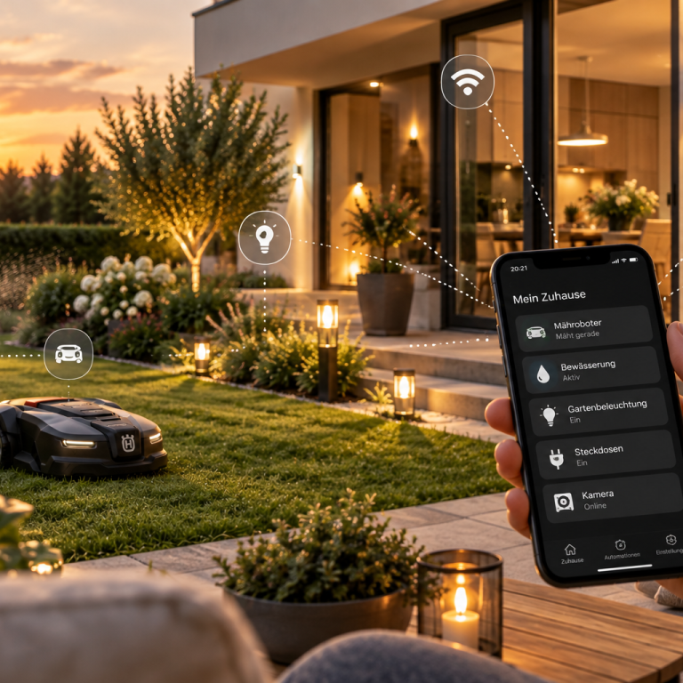 Smart Garden: Mähroboter und Gartensteuerung per Smartphone